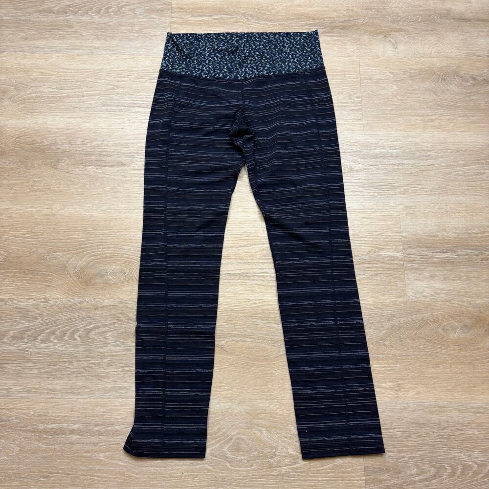 Lululemon Straight Leg Pattern Pant Women's 12‎ Color Black
